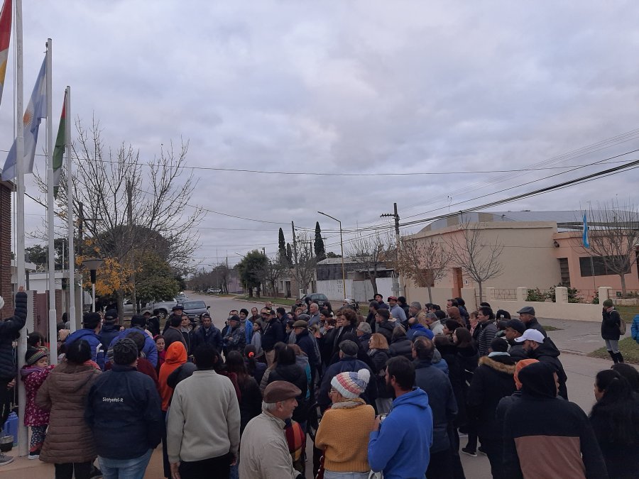 Movilización por seguridad en Moises Ville